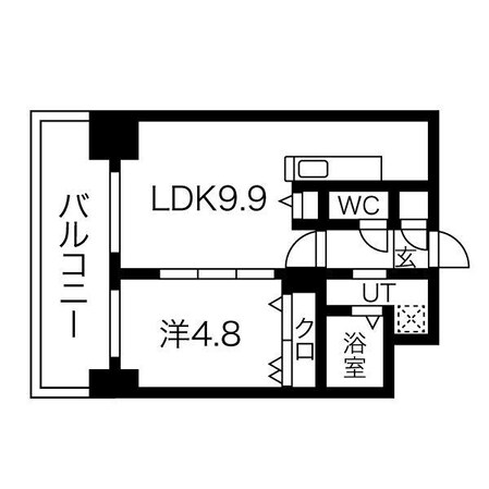 サムティ桑園レジデンスの物件間取画像